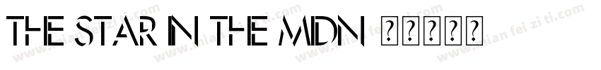 The Star in the Midn字体转换